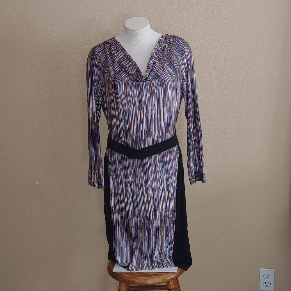 BCBGMAXAZRIA Long Sleeve Dress Size L